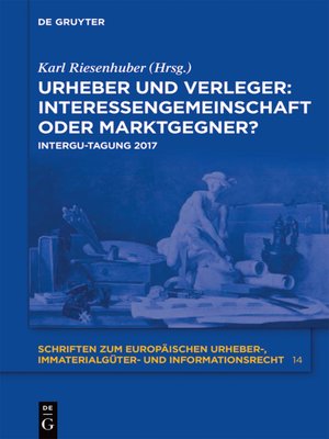 cover image of Urheber und Verleger